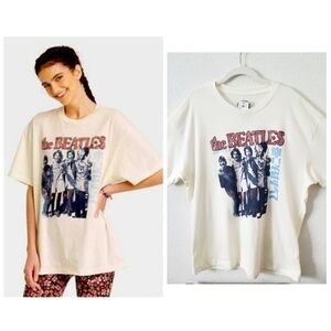 The Beatles Oversize Beatles Japanese Graphic Print Band Tee T-shirt S/M NWT